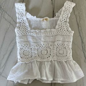 Rebellion Crochet Crop Top